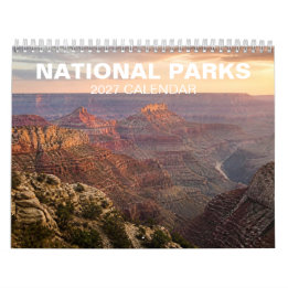 Calendário Paisagens Cênicas de Parques Nacionais 2027