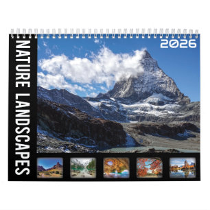 Calendário Paisagens da Natureza 2026
