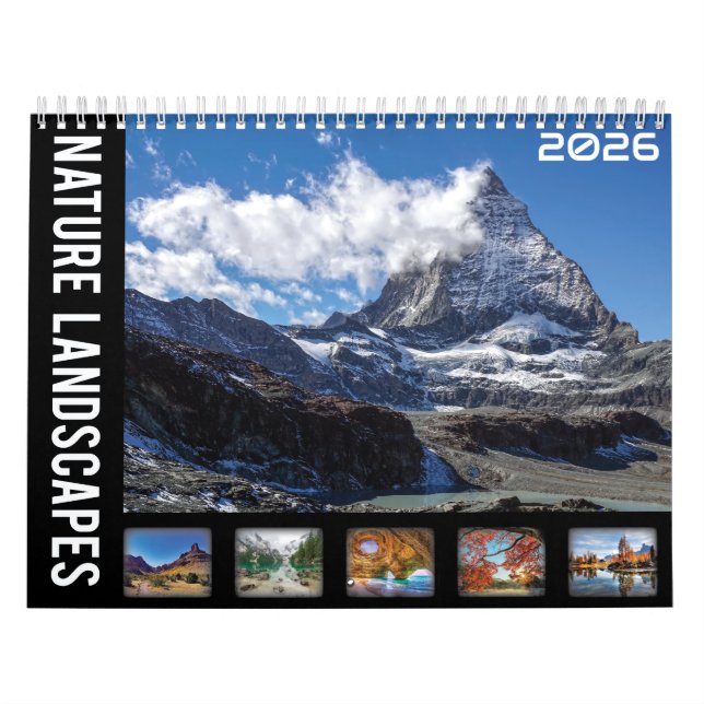 Calendário Paisagens da Natureza 2026 (Capa)