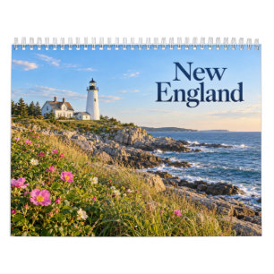Calendário Paisagens da Nova Inglaterra & Quatro Estações