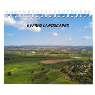 calendário Paisagens de Chipre