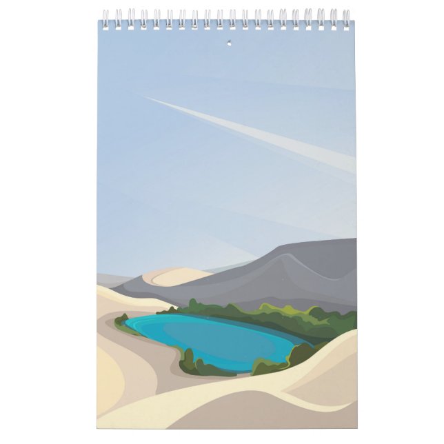 Calendário paisagens de Oasis (Capa)