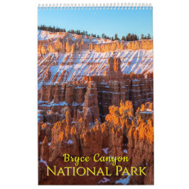 Calendário Paisagens do Parque Nacional Bryce Canyon