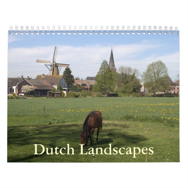 Calendário Paisagens holandesas (Capa)