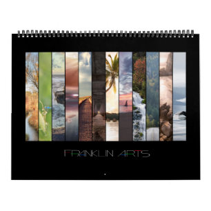 Calendário Paisagens Mundiais, Cenas da Natureza e paisagens