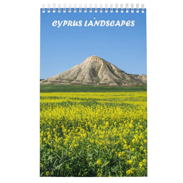 Calendário paisagístico de Chipre (Capa)