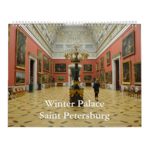 Calendário Palácio de inverno de 12 meses