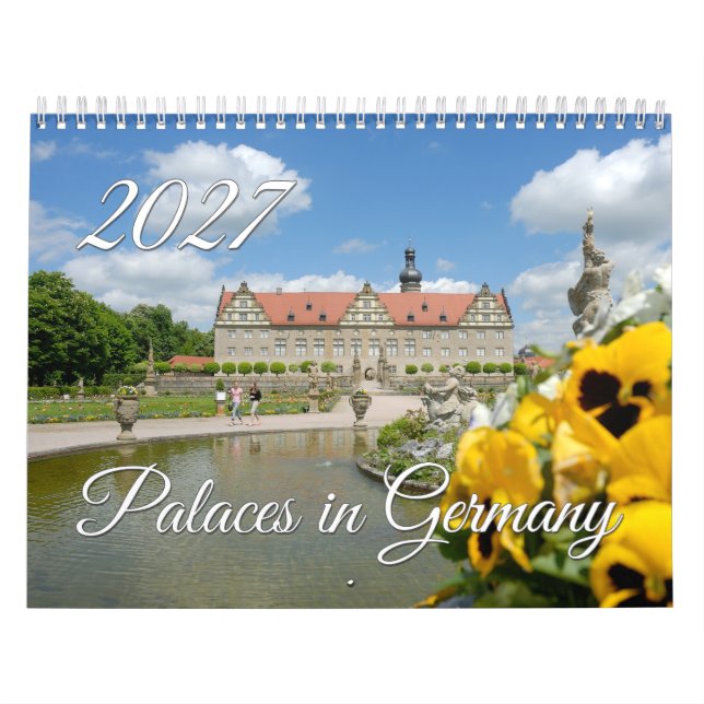 Calendário Palácios Impressionantes na Alemanha 2026 (Capa)
