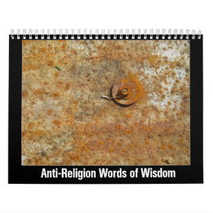 Calendário Palavras da Anti-Religião da sabedoria