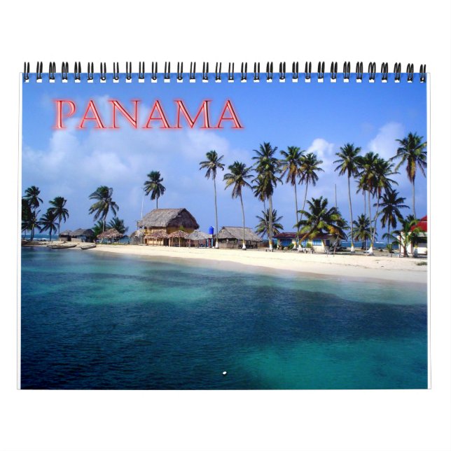 Calendário Panamá - América Central - (Capa)