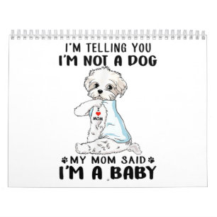 Calendário Pão Cão Estou a dizer-te que não sou um cão maltê