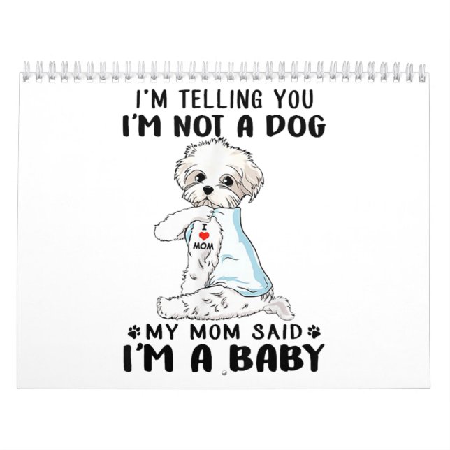 Calendário Pão Cão| Estou a dizer-te que não sou um cão maltê (Capa)