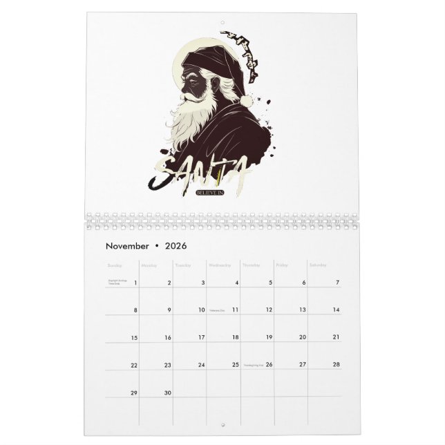 Calendário Papai Noel e a Mágica do Natal (Nov 2026)