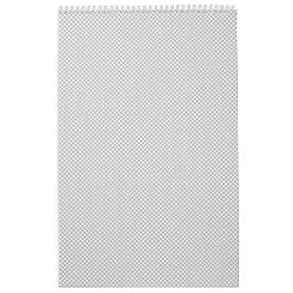 Calendário Papel de Presente Cinza com Padrão de Natal Modern