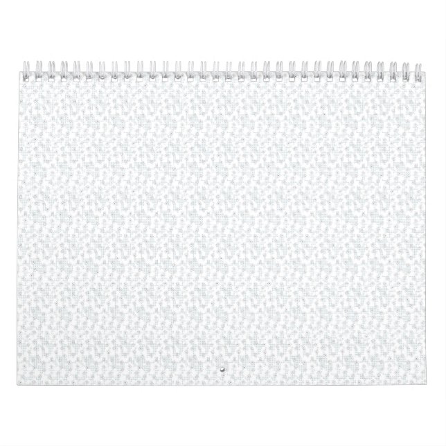 Calendário Papel de Presente Escandinavo Personalizado (Capa)