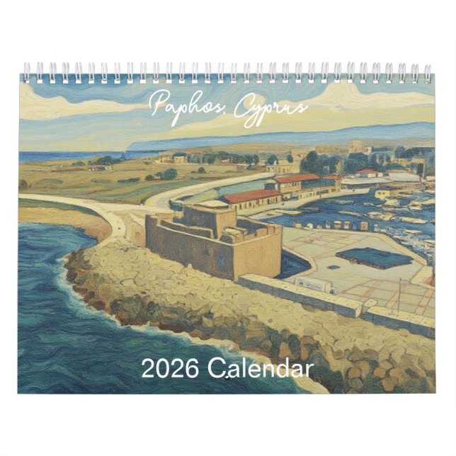Calendário Paphos Impressions Calendar by PaphosLife (Capa)