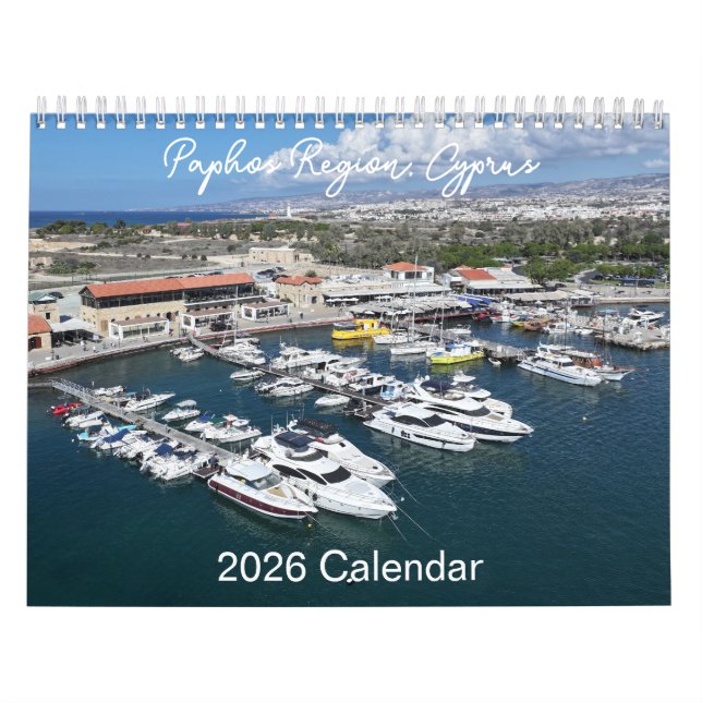 Calendário Paphos Region 2026  Calendar by PaphosLife (Capa)