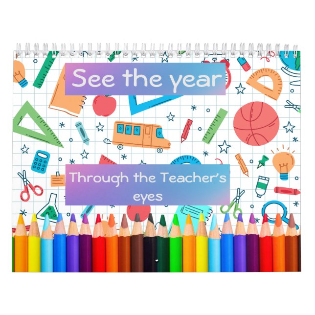 Calendário para a escola de professores (Capa)