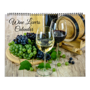 Calendário para Amantes de Vinho de Grande Tamanho