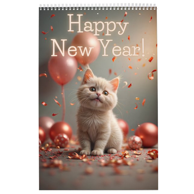 Calendário para gatos lindos para 2025 (Capa)