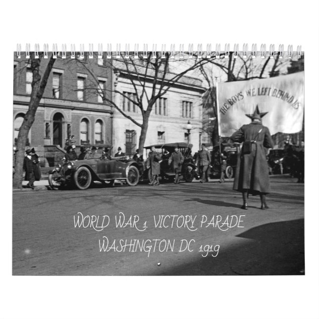 CALENDÁRIO PARADA VITÓRIA DA GUERRA MUNDIAL 1 E WASHINGTON DC (Capa)