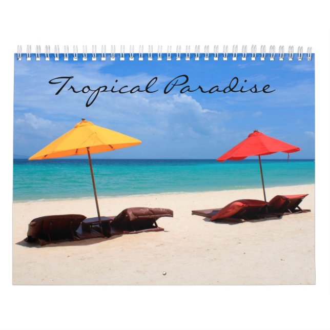 Calendário Paraíso tropical (Capa)