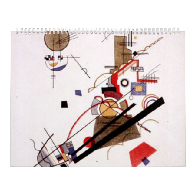 Calendário Parallel Diagonals Wassily Kandinsky (Capa)