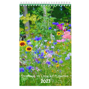 Calendário Parando de Olhar para Flores em 2023