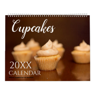 Calendário Parede de Comida Cupcake 2027