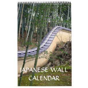 Calendário Paredes japonesas