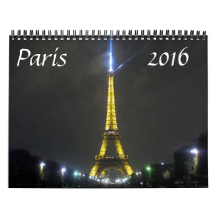 Calendário Paris 2016