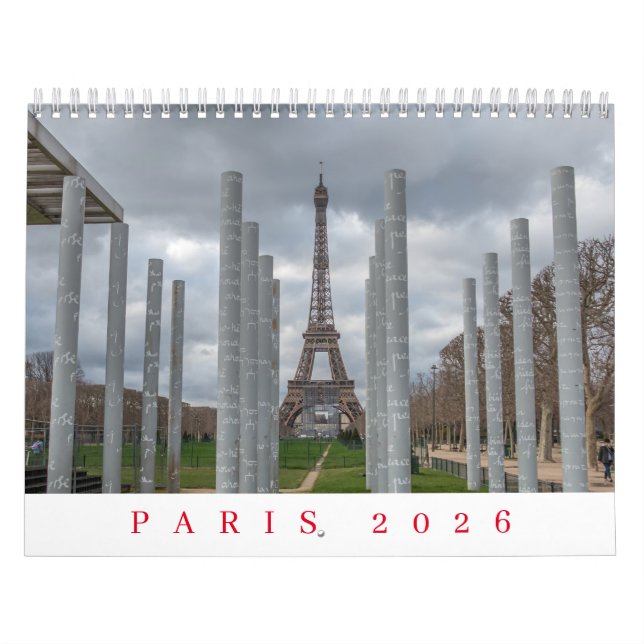 Calendário Paris 2026 (Capa)