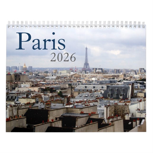 Calendário Paris 2026 (Capa)