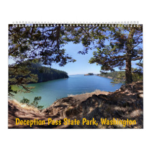 Calendário Parque Estadual Deception Pass 