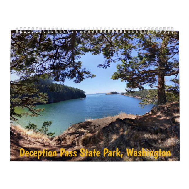 Calendário Parque Estadual Deception Pass  (Capa)