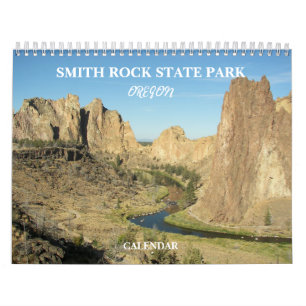 Calendário Parque Estadual Smith Rock Fotográfico