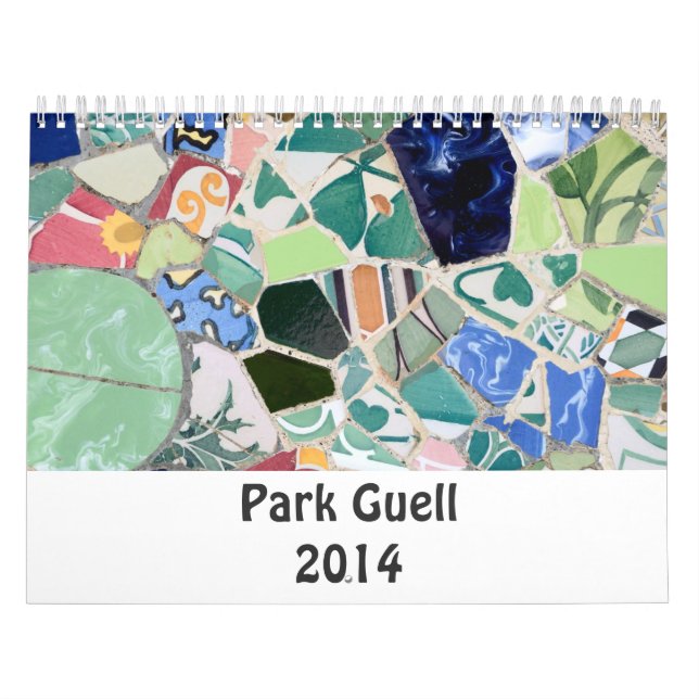 Calendário Parque Guell 2014 (Capa)