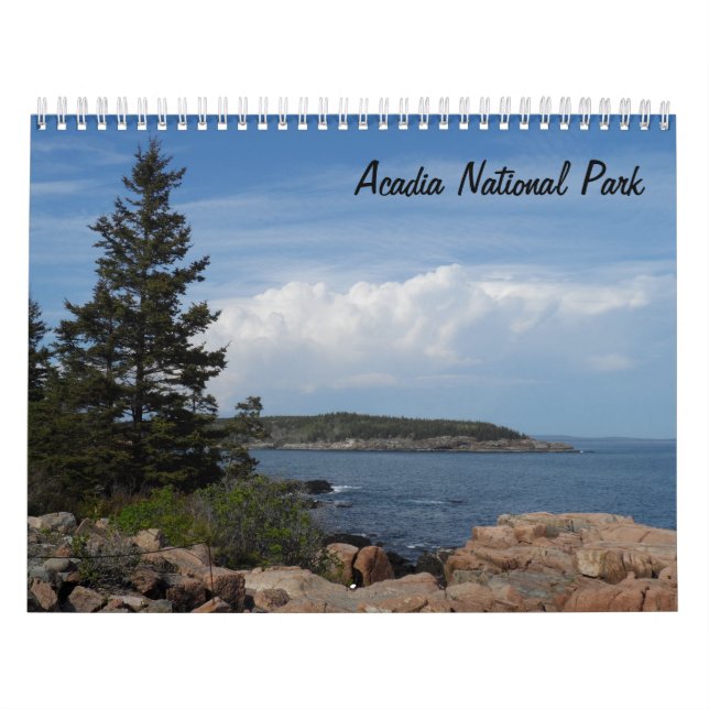 Calendário Parque Nacional Acadia (Capa)