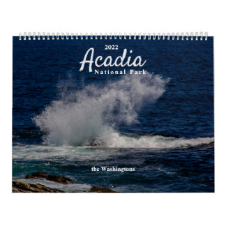 Calendário Parque Nacional Acadia