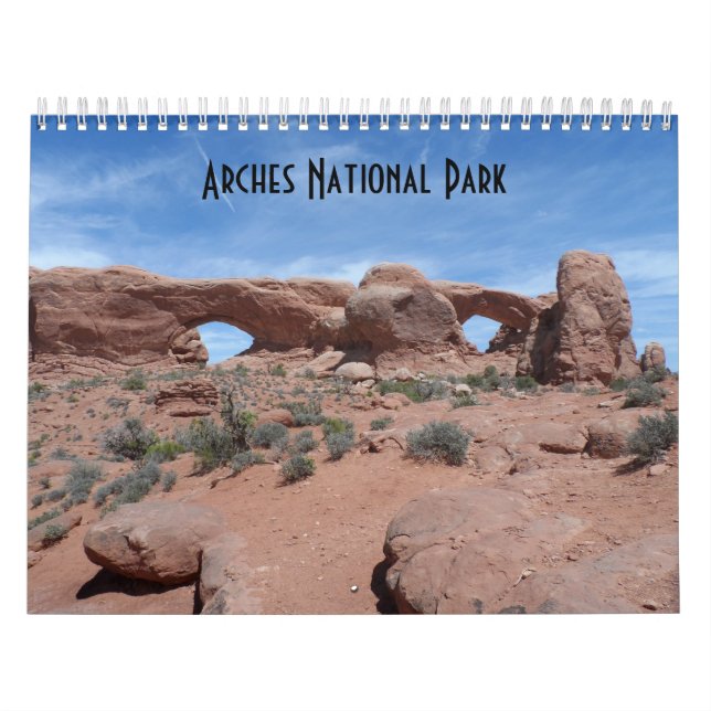 Calendário Parque Nacional Arches (Capa)