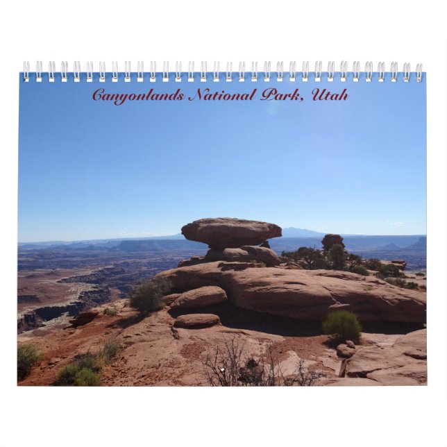 Calendário Parque Nacional Canyonlands, Utah (Capa)