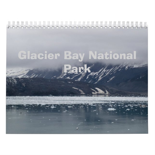Calendário Parque Nacional da Baía de Glacier 2014 (Capa)