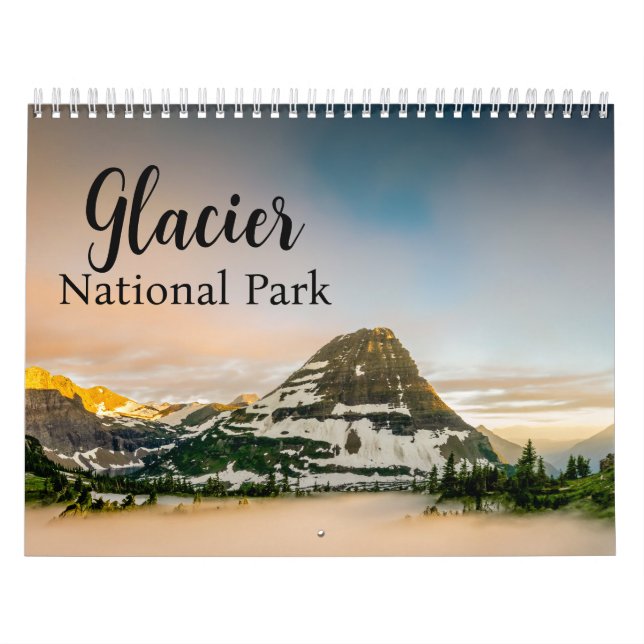 Calendário Parque Nacional do Glaciar PaisagemCalendar (Capa)