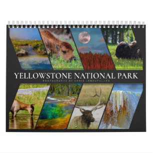 Calendário Parque Nacional Yellowstone Um Lugar Muito Especia