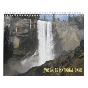 Calendário Parque Nacional Yosemite 2022