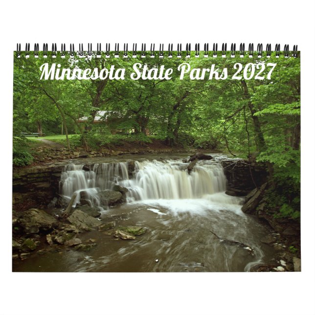 Calendário Parques Estaduais de Minnesota 2027 (Capa)
