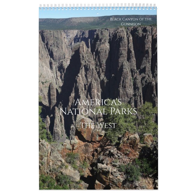 Calendário Parques Nacionais Americanos do Ocidente (Capa)