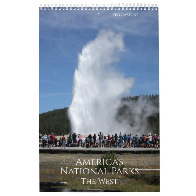 Calendário Parques Nacionais Americanos O Oeste (Capa)