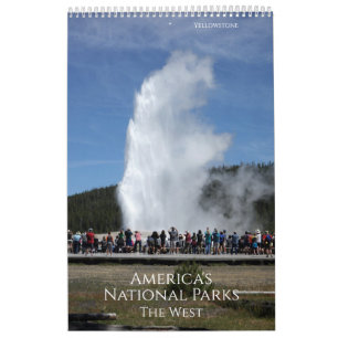 Calendário Parques Nacionais Americanos O Oeste