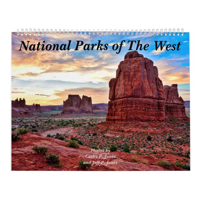 Calendário Parques Nacionais do Oeste (Capa)